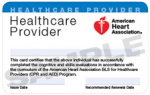 American Heart Association BLS CPR and AED Health Care Provider Certification